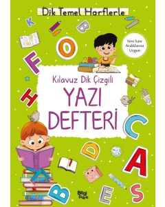 Kılavuz Dik Çizgili Yazı Defteri (Büyük Boy)