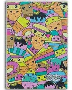Kawaii Happy Doodle Patterns Not Defteri