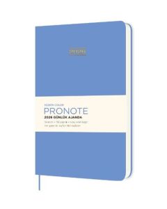 Keskin Color 2026 - 9x14 Pronote Günlük Ajanda - Mavi