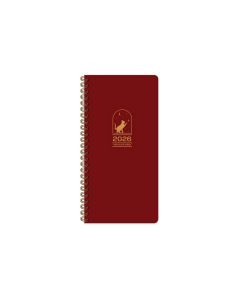 Keskin Color 2026-8 X 16 Haftalık Spiralli Cep Ajandası - Bordo