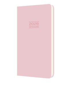 Keskin Color 2026 - 8X16 Ciltli Haftalık Cep Ajandası - Pembe