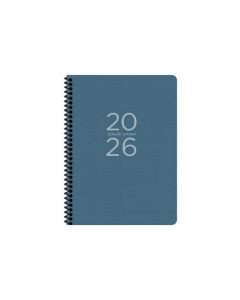 Keskin Color 2026 - 17x24 Spiralli Günlük Ajanda - Mavi