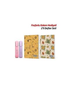 Note The Time 2Li A5 Defter - 2Li Fosforlu Kalem - 1. Set