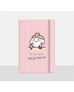 Note The Time Sert Kapak Lastikli Not Defteri