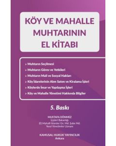 Köy ve Mahalle Muhtarının El Kitabı
