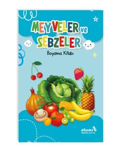 Meyveler ve Sebzeler - Boyama Kitabı