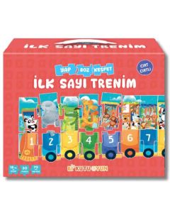 İlk Sayı Trenim - Cırt Cırtlı Yapboz ve Kitap Seti