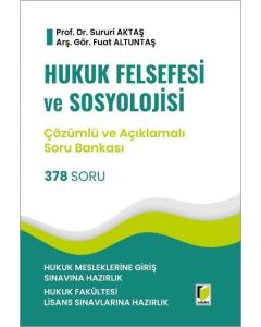 Hukuk Felsefesi ve Sosyolojisi 378 Soru