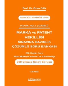 Marka ve Patent Vekilliği Sınavına Hazırlık Çözümlü Soru Bankası