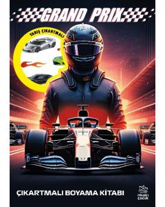 Grand Prix Çıkartmalı Boyama Kitabı