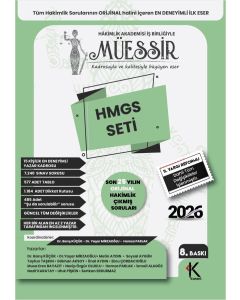 Müessir Adli Hakimlik - HMGS Çıkmış Soru Bankası Seti