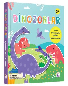 Silikon Çıkartmalı - Dinozorlar (Ciltli)