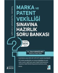 Marka ve Patent Vekilliği Sınavına Hazırlık Soru Bankası