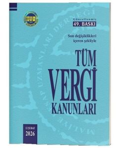MHUD 2026 Tüm Vergi Kanunları (Ciltli)