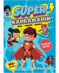 Süper Kahramanım - Boya-Yapıştır-Tasarla
