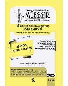 Müessir Hakimlik Orijinal Çıkmış Soru Bankası