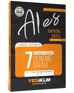 2026 Master Serisi ALES Sayısal Sözel Yetenek Tamamı Çözümlü Fasikül 7 Deneme