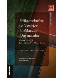 Hükümdarlar ve Vezirler Hakkında Düşünceler