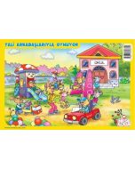 Tali Arkadaşlarıyla Oynuyor - Yapboz