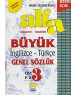 Alfa Büyük İngilizce Türkçe Genel Sözlük - Cilt 3