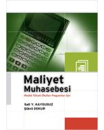 Maliyet Muhasebesi