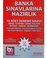 Banka Sınavlarına Hazırlık 10 Adet Deneme Sınavı (Üniversite Mezunları İçin)