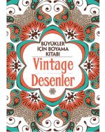 Büyükler İçin Boyama Kitabı - Vintage Desenler