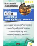 NORM Ceza Hukuku Genel Hükümler - Konu Anlatımı