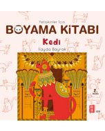 Yetişkinler İçin Boyama Kitabı - Kedi