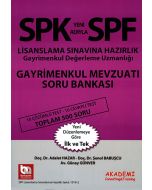 SPK Yeni Adıyla SPF Gayrimenkül Mevzuatı Soru Bankası