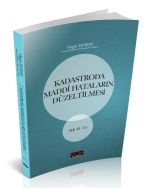 Kadastroda Maddi Hataların Düzeltilmesi