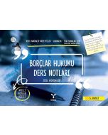 Borçlar Hukuku Ders Notları Özel Hükümler