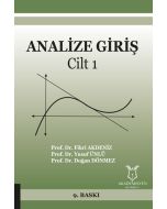 Analize Giriş Cilt 1