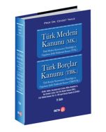Türk Medeni Kanunu (MK.) - Türk Borçlar Kanunu (TBK.) (Ciltli)