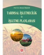 Tarımsal İşletmecilik ve İşletme Planlaması