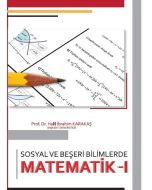 Sosyal ve Beşeri Bilimlerde Matematik - 1