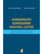 Konkordato Komiserinin Kontrol Listesi