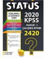 Status 2020 KPSS Hukuk - 1 Çalışma Kitabı
