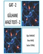 GAT - 2 Gülhane Afazi Testi 2
