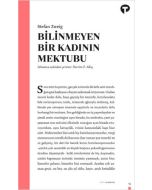 Bilinmeyen Bir Kadının Mektubu