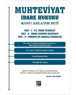 Muhteviyat İdare Hukuku Konu Anlatım Seti (3 Cilt) 