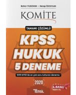 2020 Komite Tamamı Çözümlü KPSS Hukuk 5 Deneme