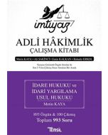 İmtiyaz - Adli Hakimlik Çalışma Kitabı