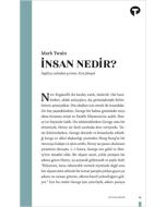 İnsan Nedir?