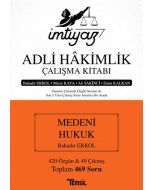 İmtiyaz Adli Hakimlik Çalışma Kitabı - Medeni Hukuk