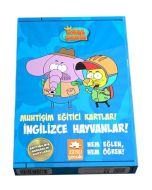 Kral Şakir - İngilizce Hayvanlar! Muhtişim Eğitici Kartlar!