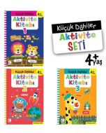 Küçük Dahiler Aktivite Seti 4+ Yaş - 3 Kitap Takım