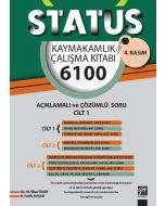 Status kaymakamlık Çalışma Kitabı 6100 Açıklamalı Çözümlü Soru - 3 Cilt Takım