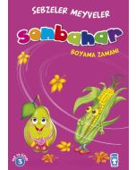 Sebzeler Meyveler - Sonbahar Boyama Zamanı
