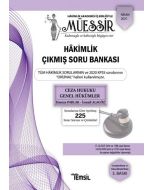 Müessir - Ceza Hukuku Genel Hükümler Hakimlik Çıkmış Soru Bankası ve Çözümleri
